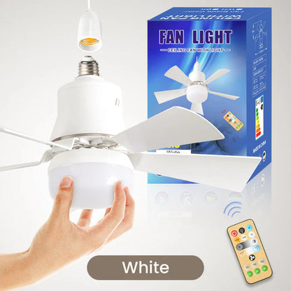 ⏳💥Summer Hot Sale 60% OFF❄️2-in-1 Portable Ceiling Fan & Light With Remote Control