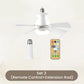 ⏳💥Summer Hot Sale 60% OFF❄️2-in-1 Portable Ceiling Fan & Light With Remote Control