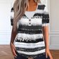 🌺Summer Hot Sale 60% OFF💐Women's Faux Two-Piece Striped Henley Top