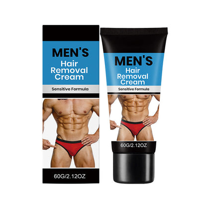 🧔Last Day Buy 2 Get 1 Free💨 Men's Gentle Hair Removal Cream – No Razor, No Pain, No Irritation | Smooth in 5 Mins ⏱️✨