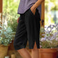 🌺Summer Hot Sale 60% OFF💐Women's Casual Solid Color Pocket Capri Pants