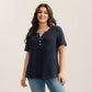 🌺Summer Hot Sale 50% OFF💐Women's Casual Plus Size Short Sleeve T-Shirt