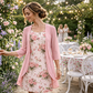 🌺Summer Hot Sale 50% OFF💐Women's Elegant Chiffon Dress & Cardigan 2-Piece Set