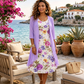 🌺Summer Hot Sale 50% OFF💐Women's Elegant Chiffon Dress & Cardigan 2-Piece Set