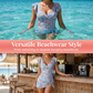 🌺Summer Hot Sale 60% OFF💐Women's Elegant V-Neck Tummy Control Swim Dress