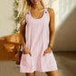 🌺Summer Hot Sale 60% OFF💐Women's Casual Striped Adjustable Straps Sleeveless Romper Dress