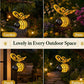 🌙 🐝Surprise Price 60% OFF!!!🍃🪴Hanging Solar Bee Light – Warm Amber Glow, Flicker-Free, Perfect for Garden Parties, Camping, or Kids’ Rooms – Spread Joy Day and Night 🌞🌜
