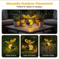 🌙 🐝Surprise Price 60% OFF!!!🍃🪴Hanging Solar Bee Light – Warm Amber Glow, Flicker-Free, Perfect for Garden Parties, Camping, or Kids’ Rooms – Spread Joy Day and Night 🌞🌜