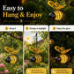🌙 🐝Surprise Price 60% OFF!!!🍃🪴Hanging Solar Bee Light – Warm Amber Glow, Flicker-Free, Perfect for Garden Parties, Camping, or Kids’ Rooms – Spread Joy Day and Night 🌞🌜