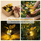 🌙 🐝Surprise Price 60% OFF!!!🍃🪴Hanging Solar Bee Light – Warm Amber Glow, Flicker-Free, Perfect for Garden Parties, Camping, or Kids’ Rooms – Spread Joy Day and Night 🌞🌜