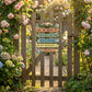 ⏳Limited-time 60% off⏰Rustic Wooden Garden Hanging Sign Wall Decor Plaque🏡