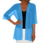 🏆LAST DAY SALE 60% OFF!!🎁✨Women's Chiffon Open Front Cardigan Loose