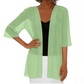 🏆LAST DAY SALE 60% OFF!!🎁✨Women's Chiffon Open Front Cardigan Loose