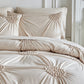 🔥LAST DAY SALE 60% OFF!!⚡Elegant Pinch Pleat Duvet Cover Set😴 Bring You Cozy Deep Sleep!