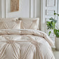 🔥LAST DAY SALE 60% OFF!!⚡Elegant Pinch Pleat Duvet Cover Set😴 Bring You Cozy Deep Sleep!