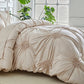 🔥LAST DAY SALE 60% OFF!!⚡Elegant Pinch Pleat Duvet Cover Set😴 Bring You Cozy Deep Sleep!