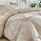 🔥LAST DAY SALE 60% OFF!!⚡Elegant Pinch Pleat Duvet Cover Set😴 Bring You Cozy Deep Sleep!
