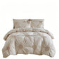 🔥LAST DAY SALE 60% OFF!!⚡Elegant Pinch Pleat Duvet Cover Set😴 Bring You Cozy Deep Sleep!