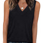 🌺Summer Hot Sale 60% OFF💐Women's Casual V-Neck Loose Fit Tank Top