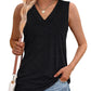 🌺Summer Hot Sale 60% OFF💐Women's Casual V-Neck Loose Fit Tank Top