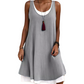 🌺Summer Hot Sale 60% OFF💐Women's Sleeveless Fake 2-Piece Dress