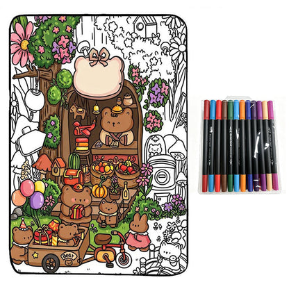 🎉This Week's Special Sales - 60% OFF✨Family Bonding DIY Drawing Blanket