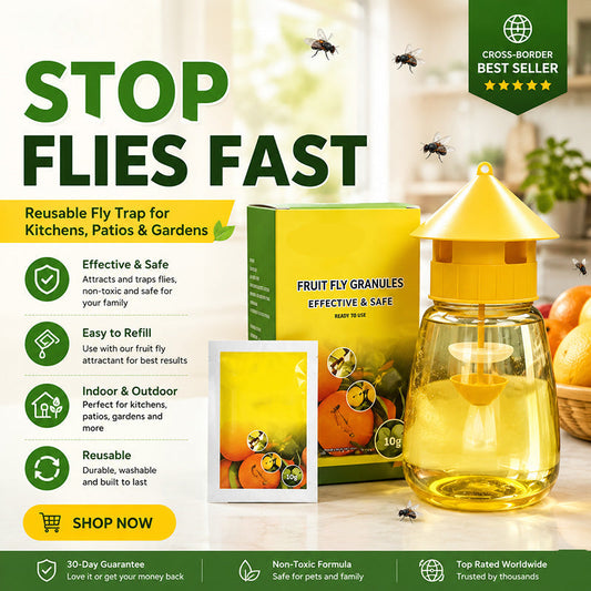 ⏳💥Last Day Buy 2 Get 1 Free!! 🔥Indoor and Outdoor Hanging Fly Trap