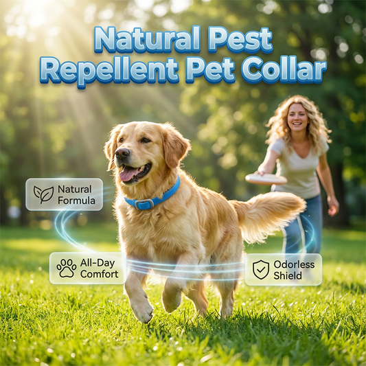 🎉This Week's Special Sales - 60% OFF✨Natural Essential Oil Pet Pest Repellent Collar
