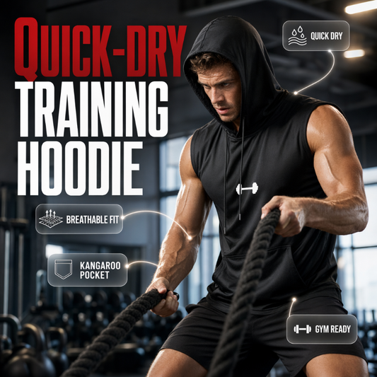 ⏳Big Sale 50%OFF🏋️ Men's Athletic Sleeveless Hoodie Vest | Breathable, Muscle-Cut & Perfect for Gym, Running & Outdoor Training