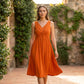 🌺Summer Hot Sale 60% OFF💐Women's Sleeveless V-Neck Twisted Dress