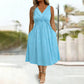 🌺Summer Hot Sale 60% OFF💐Women's Sleeveless V-Neck Twisted Dress