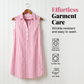 🌺Summer Hot Sale 50% OFF💐Women Sleeveless Striped Shirt Dress V Neck