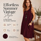 🩷Hot Sale-60% OFF🌿Cotton And Linen Sleeveless Loose Dress with Pockets