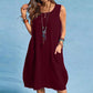 🩷Hot Sale-60% OFF🌿Cotton And Linen Sleeveless Loose Dress with Pockets