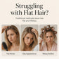 🎉 Last Day Promotion-59% OFF✨💇 Wireless Heated Volumizing Root Lift Clip, Portable Travel Hair Styling Tool for Flat Fine Hair