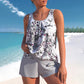 📣2026 Hot Sale 60% OFF!!🏝️Women's Floral Print Tankini Two-Piece Swimsuit