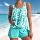 📣2026 Hot Sale 60% OFF!!🏝️Women's Floral Print Tankini Two-Piece Swimsuit
