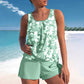 📣2026 Hot Sale 60% OFF!!🏝️Women's Floral Print Tankini Two-Piece Swimsuit