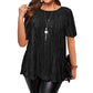 📢Hot Sale 60% OFF 🔥Plus Size Flattering Pleated Top