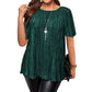 📢Hot Sale 60% OFF 🔥Plus Size Flattering Pleated Top