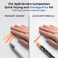 Dual-Tip Glitter Markers Set with Soft Brush