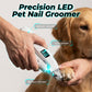 ⏳ Limited Time 60% Off! 🐕💥Rechargeable Pet Nail Clipper with LED Light