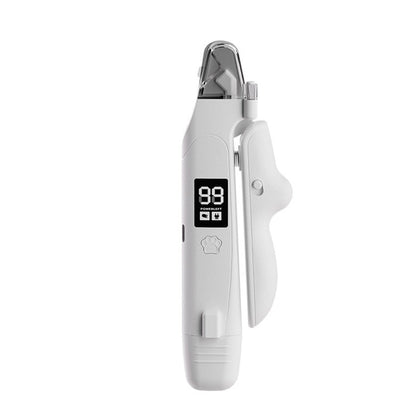 ⏳ Limited Time 60% Off! 🐕💥Rechargeable Pet Nail Clipper with LED Light