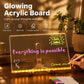 🎉This Week's Special Sales - 60% OFF✨Rewritable LED Note Board with 7 Color Pens