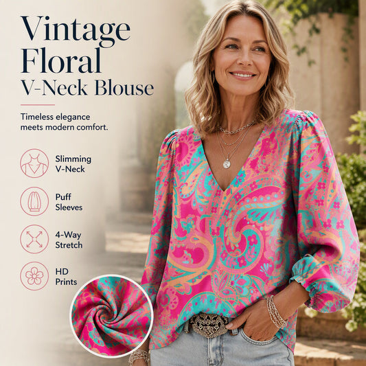 🌺Summer Hot Sale 50% OFF💐Women's Casual Printed Loose Top
