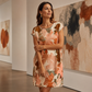 🌺Summer Hot Sale 50% OFF💐Women's Floral Print Loose Dress with Pockets