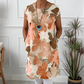 🌺Summer Hot Sale 50% OFF💐Women's Floral Print Loose Dress with Pockets