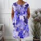 🌺Summer Hot Sale 50% OFF💐Women's Floral Print Loose Dress with Pockets