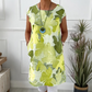 🌺Summer Hot Sale 50% OFF💐Women's Floral Print Loose Dress with Pockets