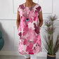🌺Summer Hot Sale 50% OFF💐Women's Floral Print Loose Dress with Pockets